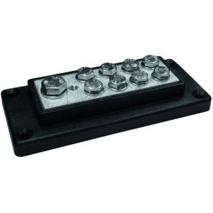 Skyllermarks Kopplingsplint, 1st M8 8st M6 Svart